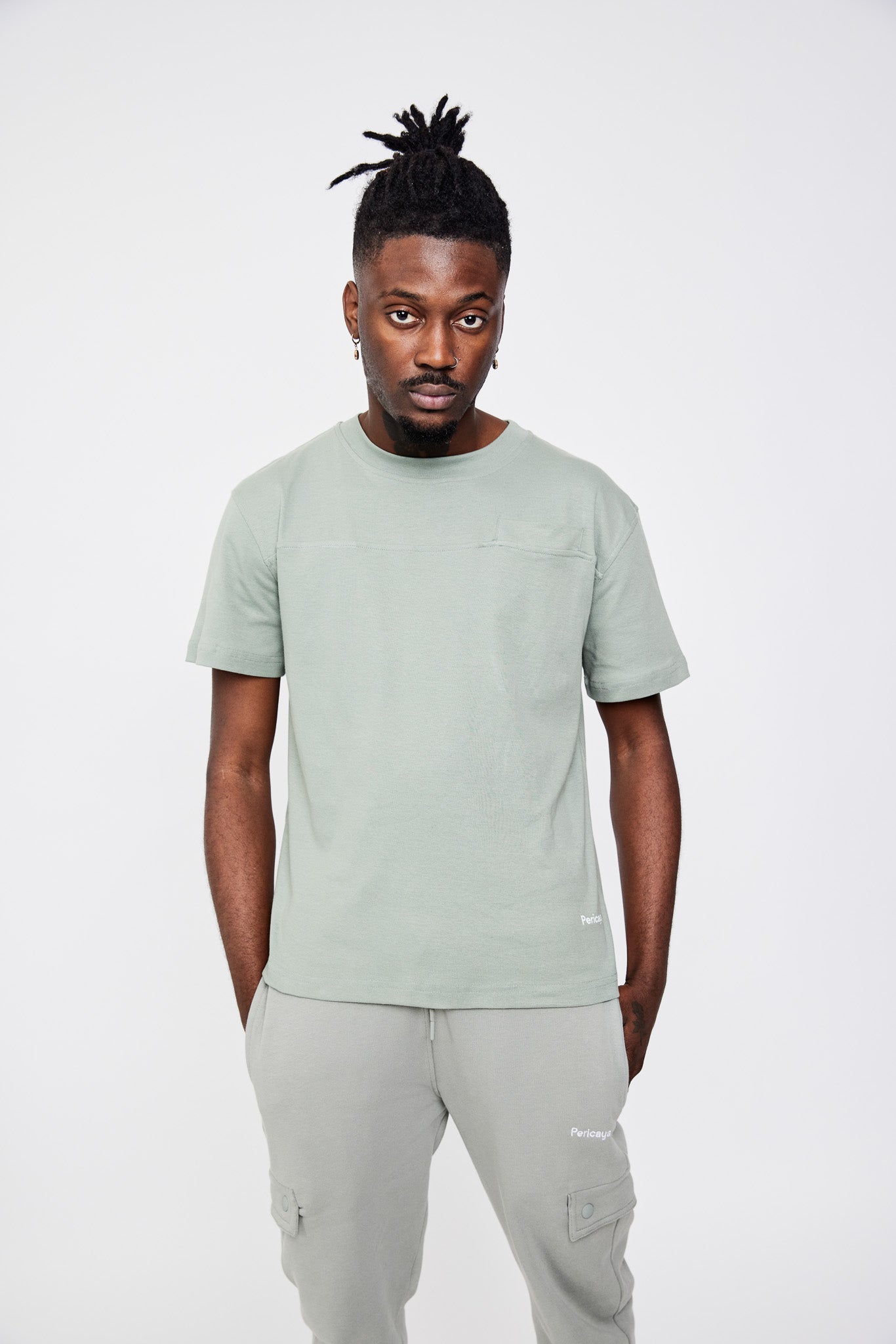 Organic Cotton T-shirt - Green Slate