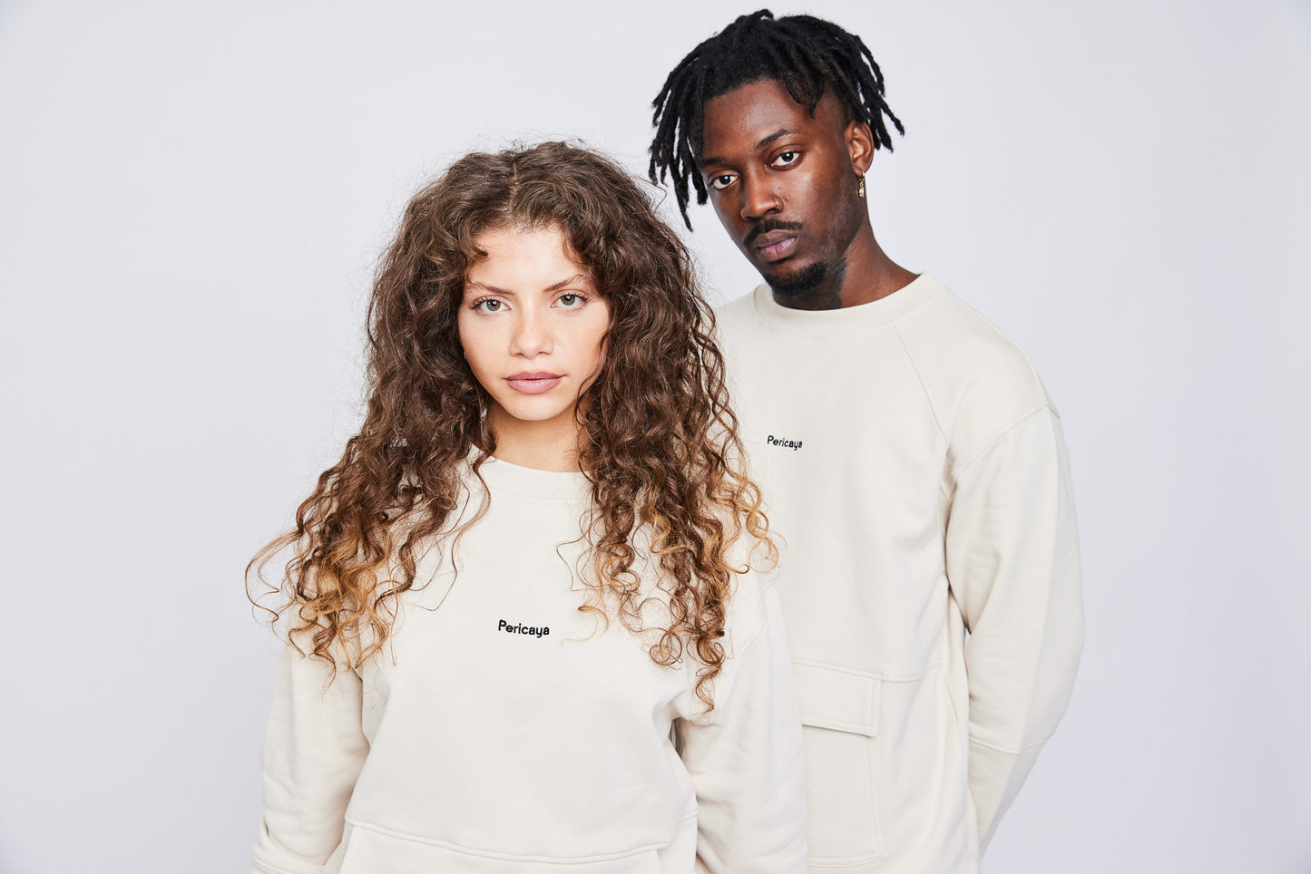 Organic Cotton Sweatshirt - Cream