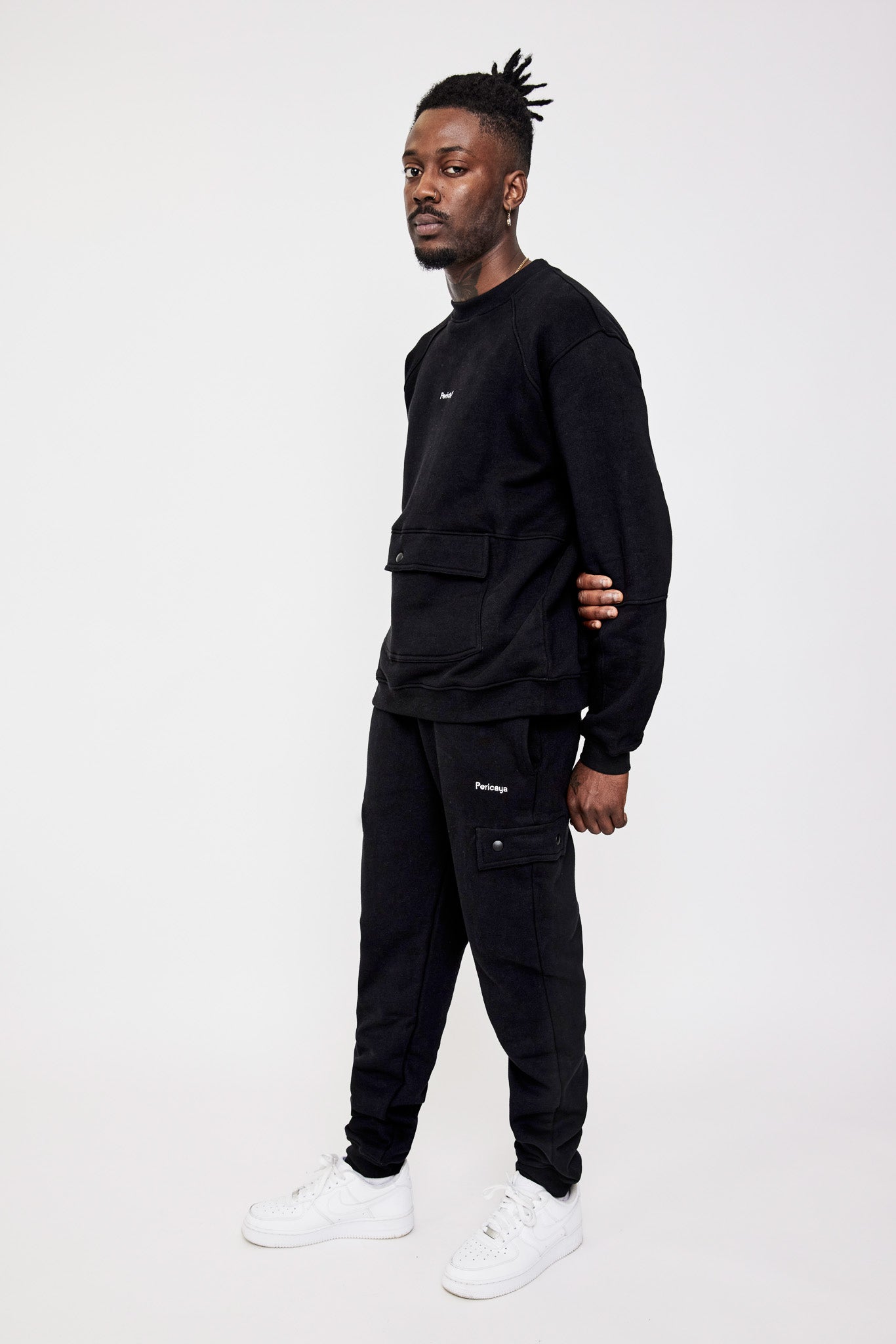 Organic Cotton Sweatshirt - Black