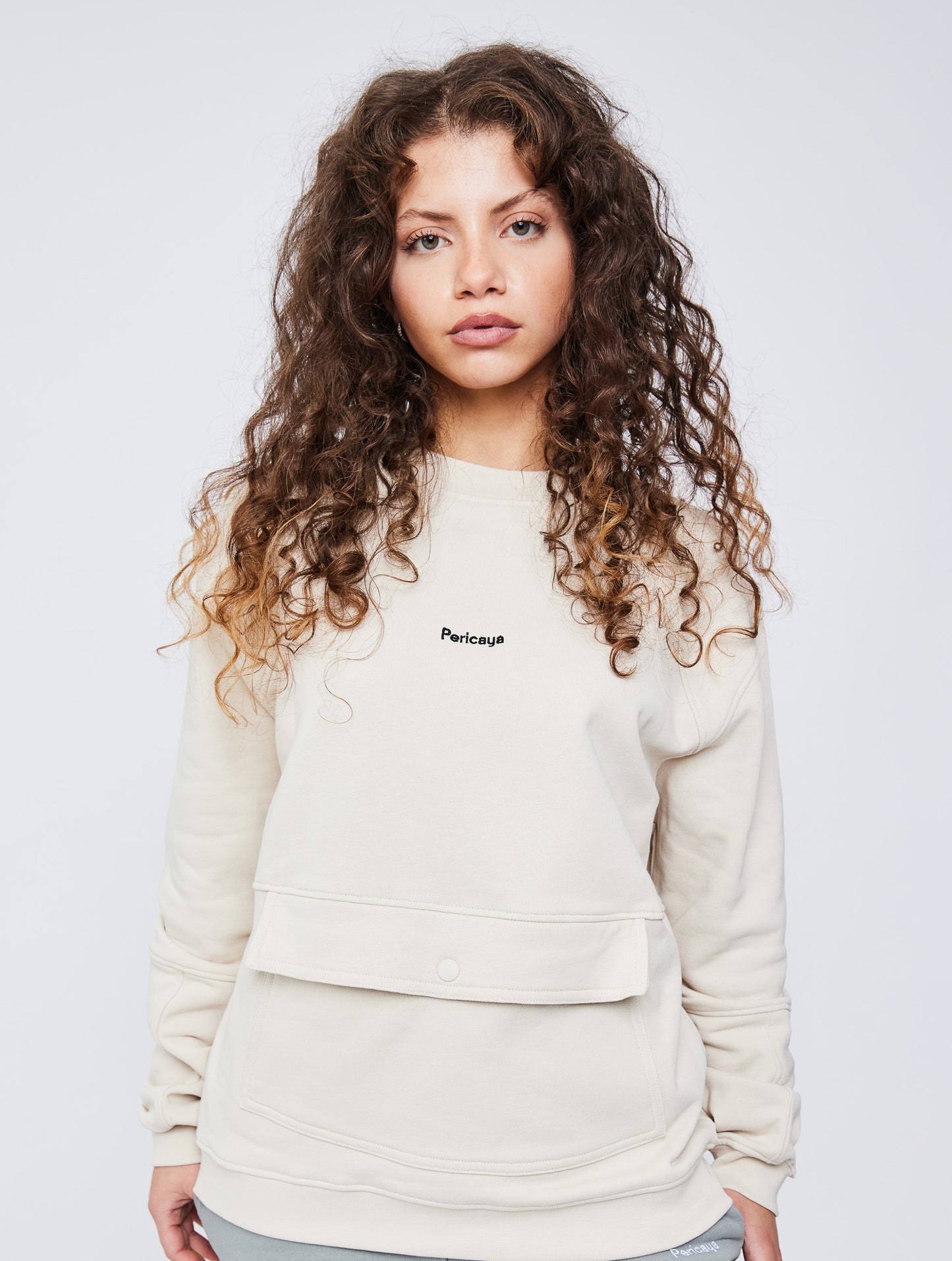Organic Cotton Sweatshirt - Cream