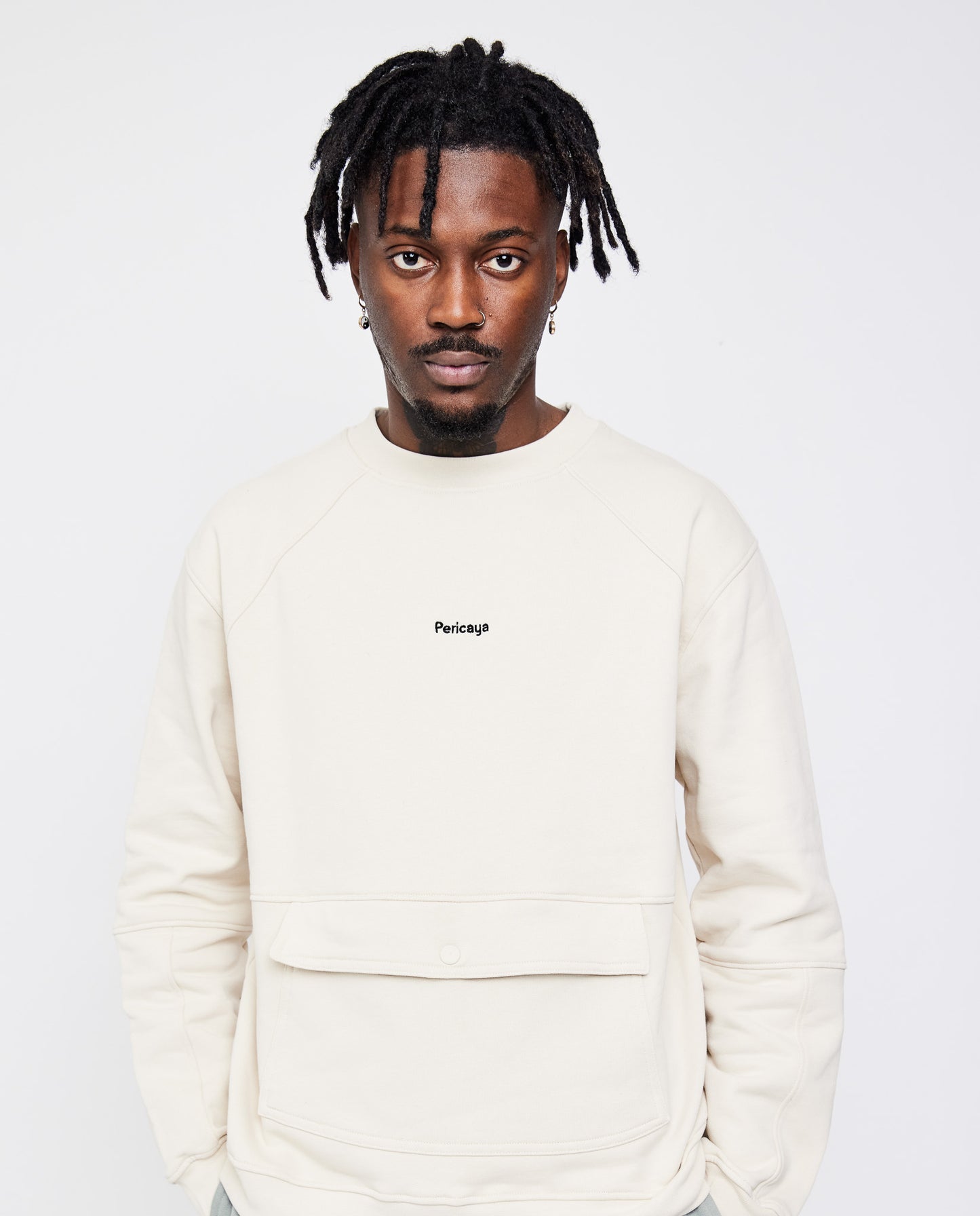 Organic Cotton Sweatshirt - Cream